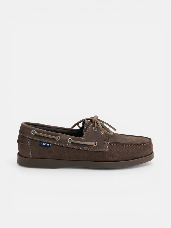 ZAPATO SPORT NAUTICO SILBON - MARRON