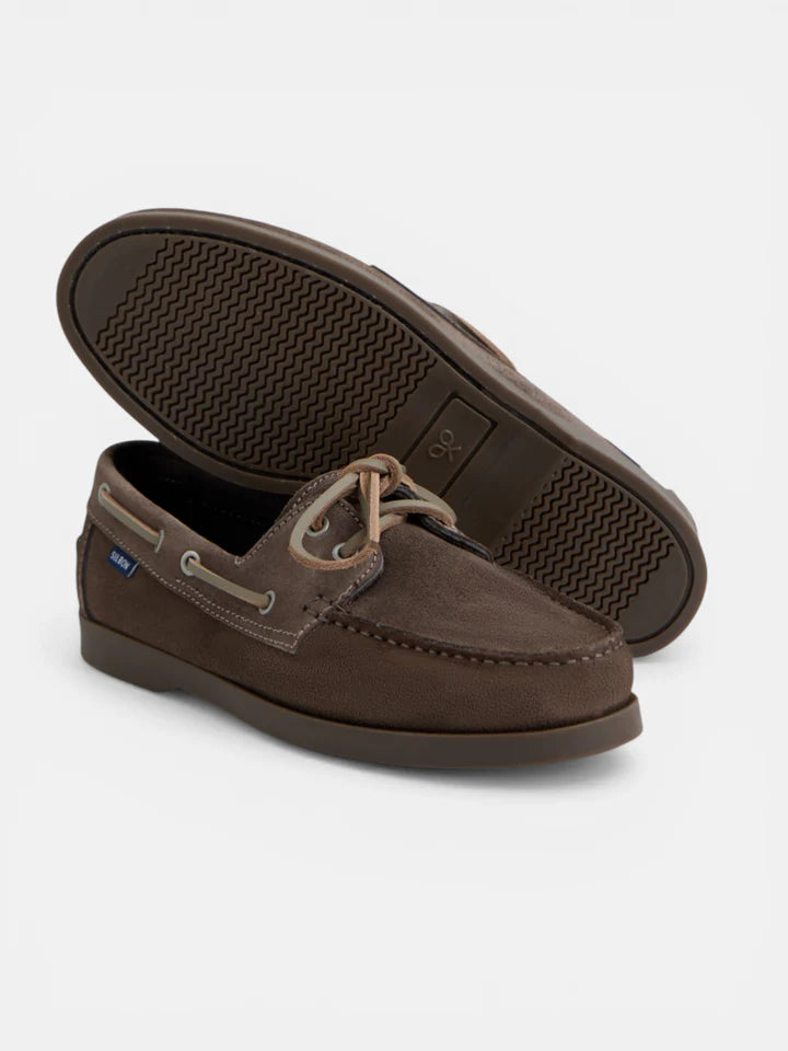 ZAPATO SPORT NAUTICO SILBON - MARRON