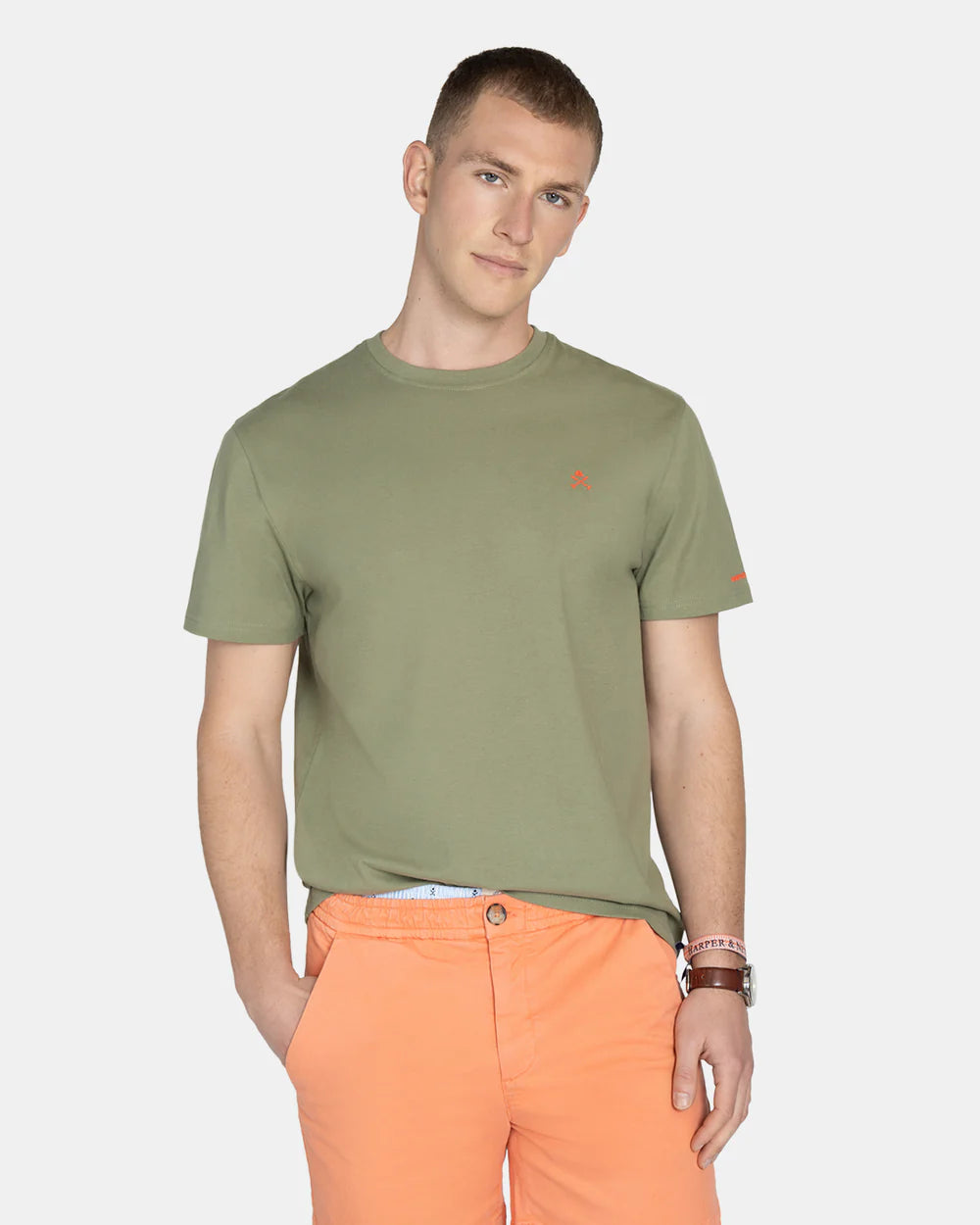 CAMISA HARPER RUBBER LOGO - VERDE