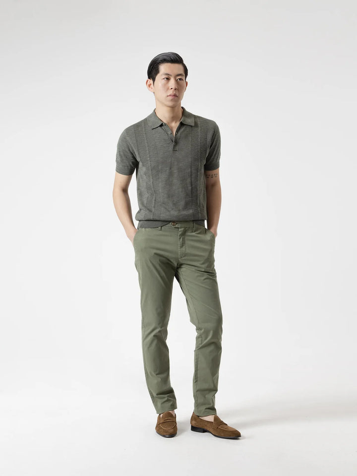 PANTALÓN CHINO AZABACHE01 - VERDE