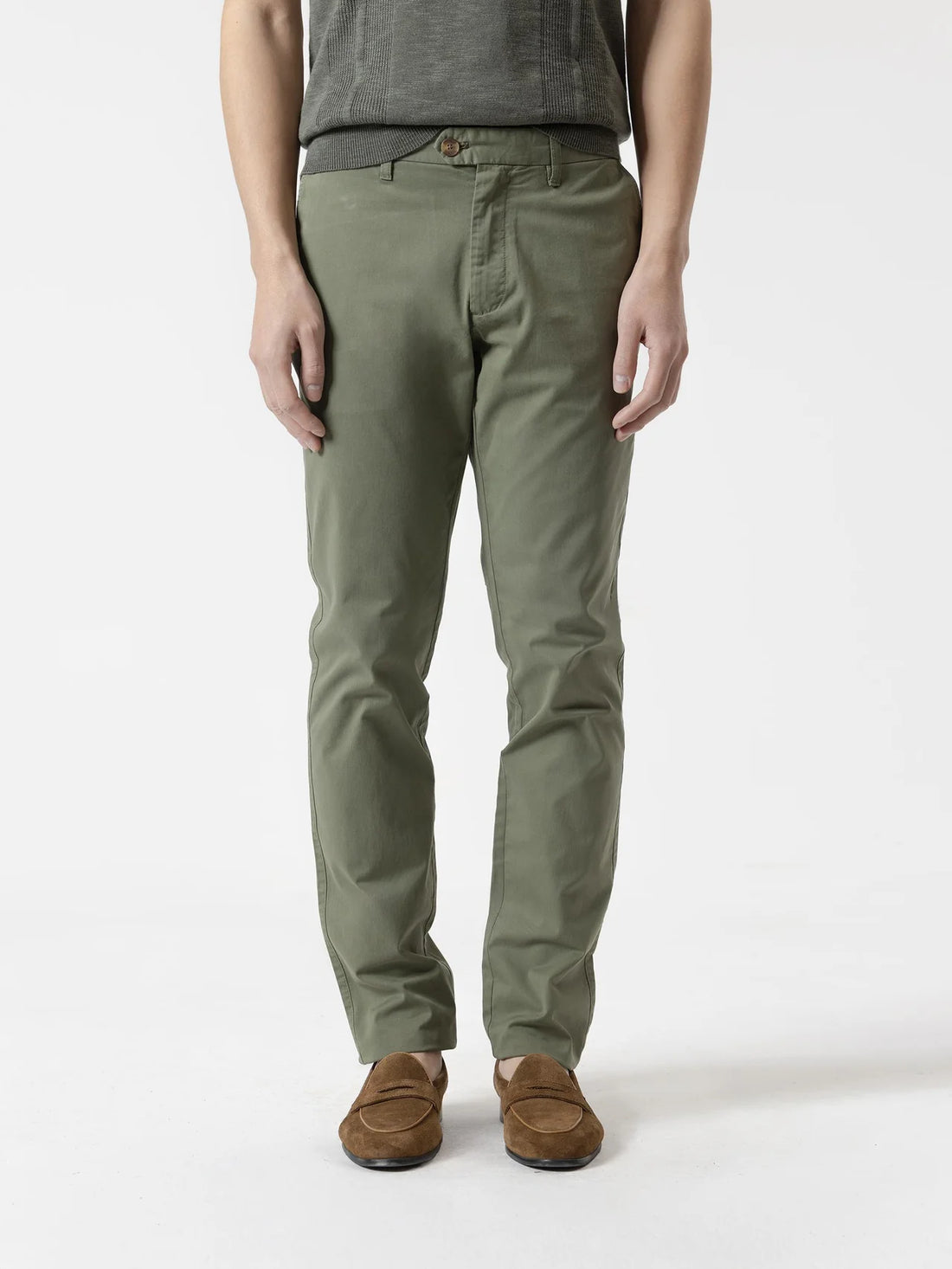 PANTALÓN CHINO AZABACHE01 - VERDE
