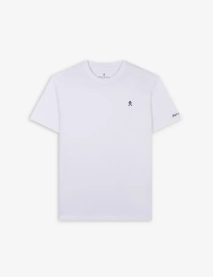 CAMISA HARPER RUBBER LOGO - BLANCO