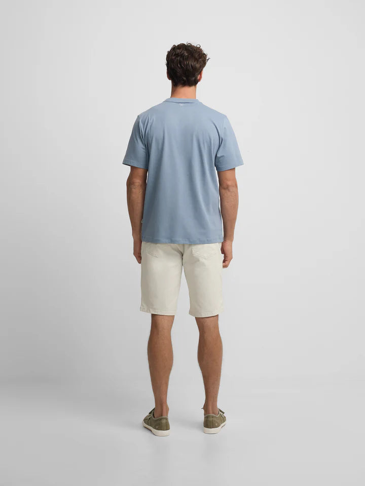 CAMISETA SILBON FLOCK - AZUL INDIGO
