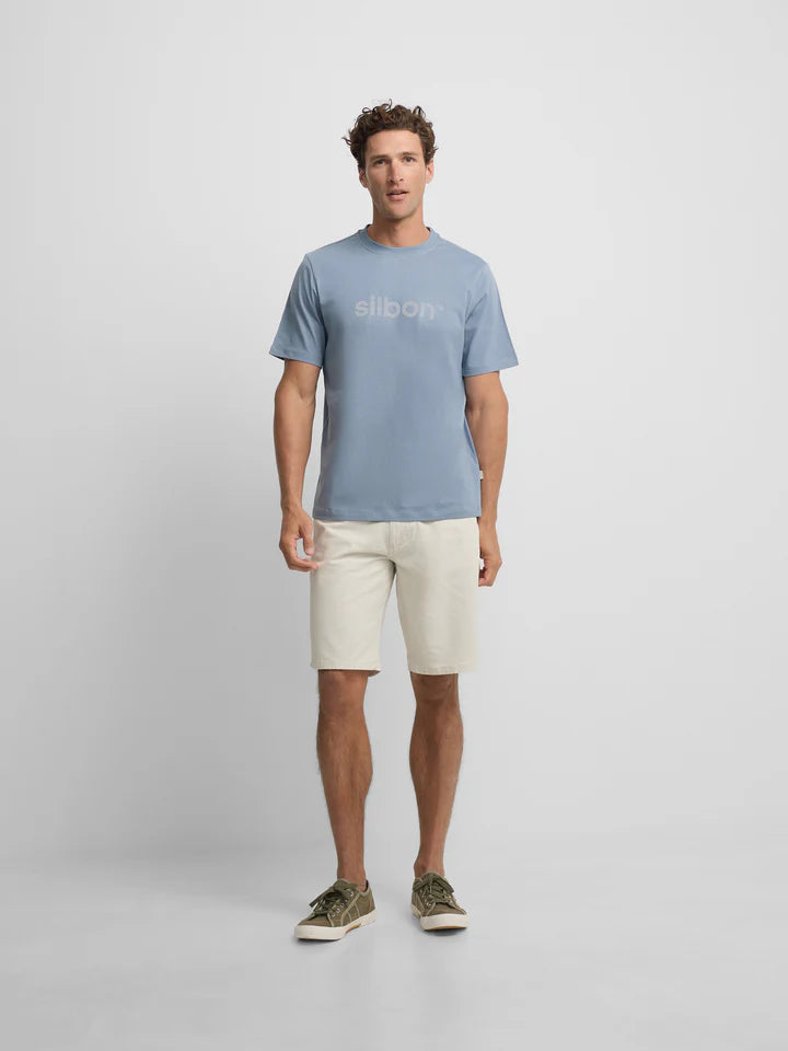 CAMISETA SILBON FLOCK - AZUL INDIGO