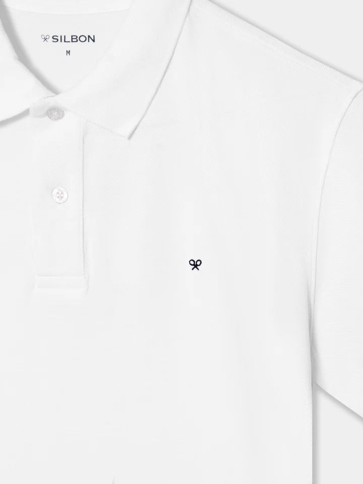 POLO SILBON CLASICO - BLANCO