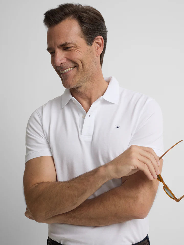 POLO SILBON CLASICO - BLANCO