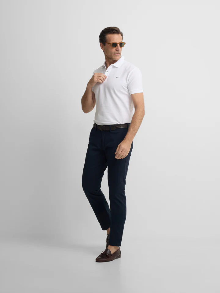 POLO SILBON CLASICO - BLANCO