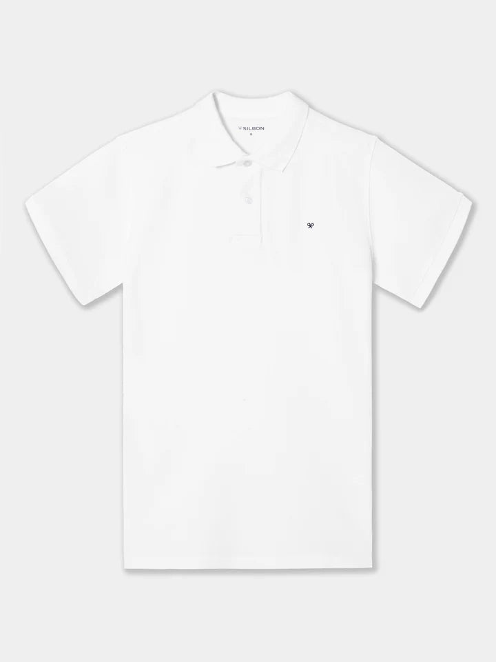 POLO SILBON CLASICO - BLANCO