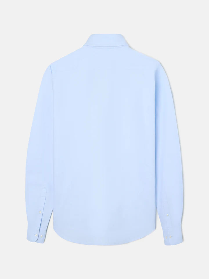 CAMISA SILBON OXFORD REGULAR - CELESTE