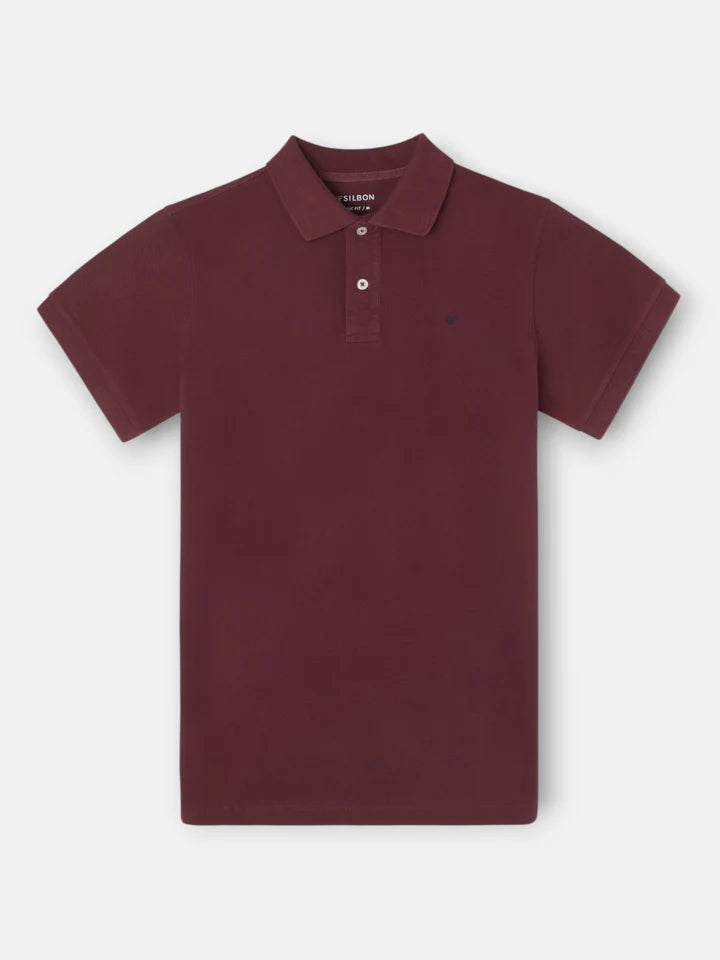 POLO SILBON CLASICO - BURDEOS
