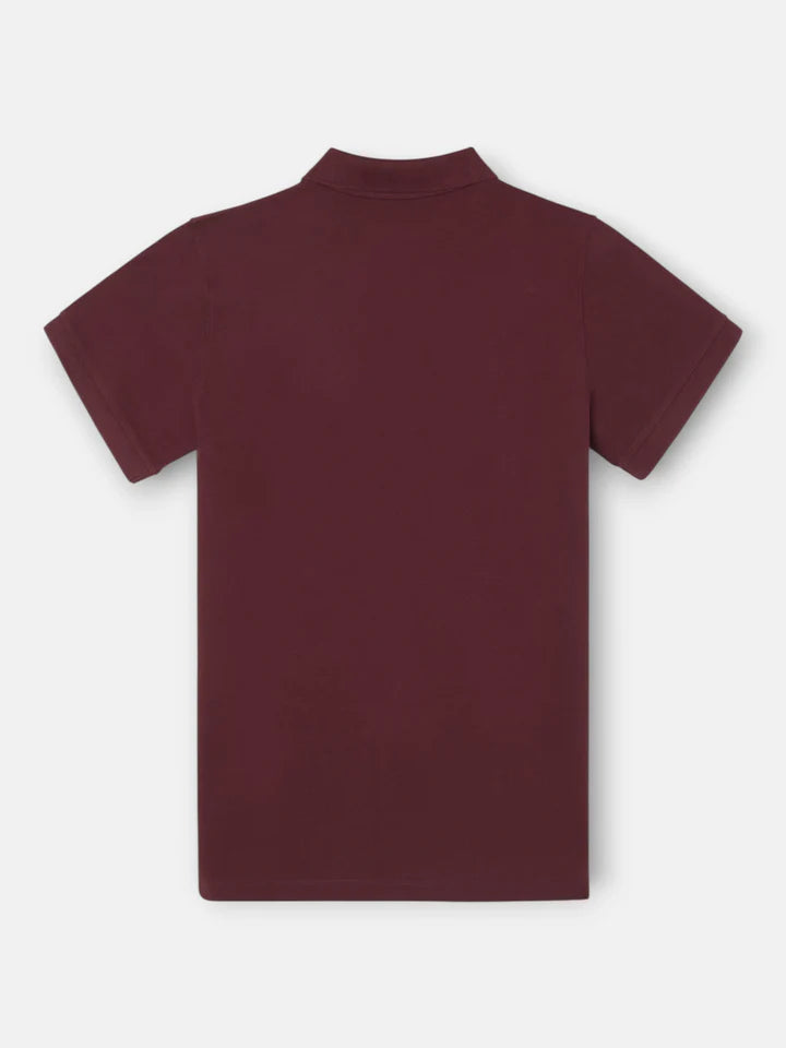 POLO SILBON CLASICO - BURDEOS