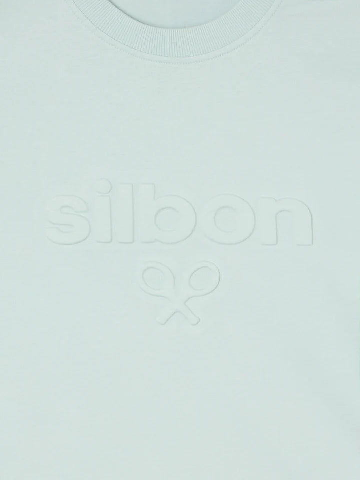 CAMISETAN SILBON RELIEVE TONO - AGUAMARINA