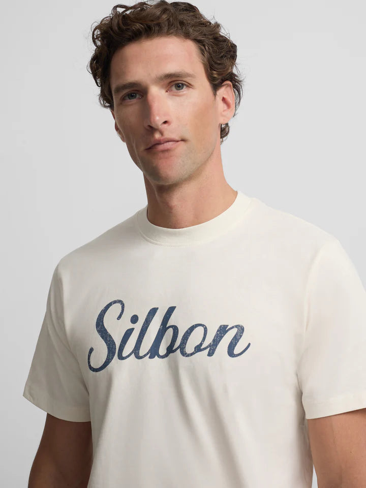 CAMISETA SILBON VINTAGE - CREMA