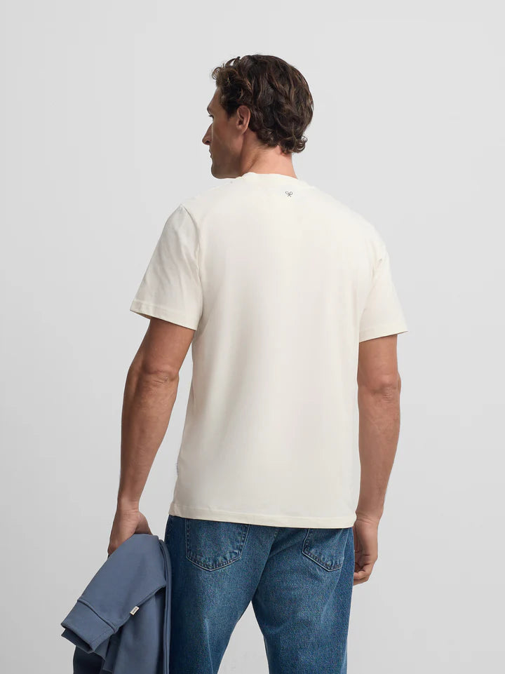CAMISETA SILBON VINTAGE - CREMA
