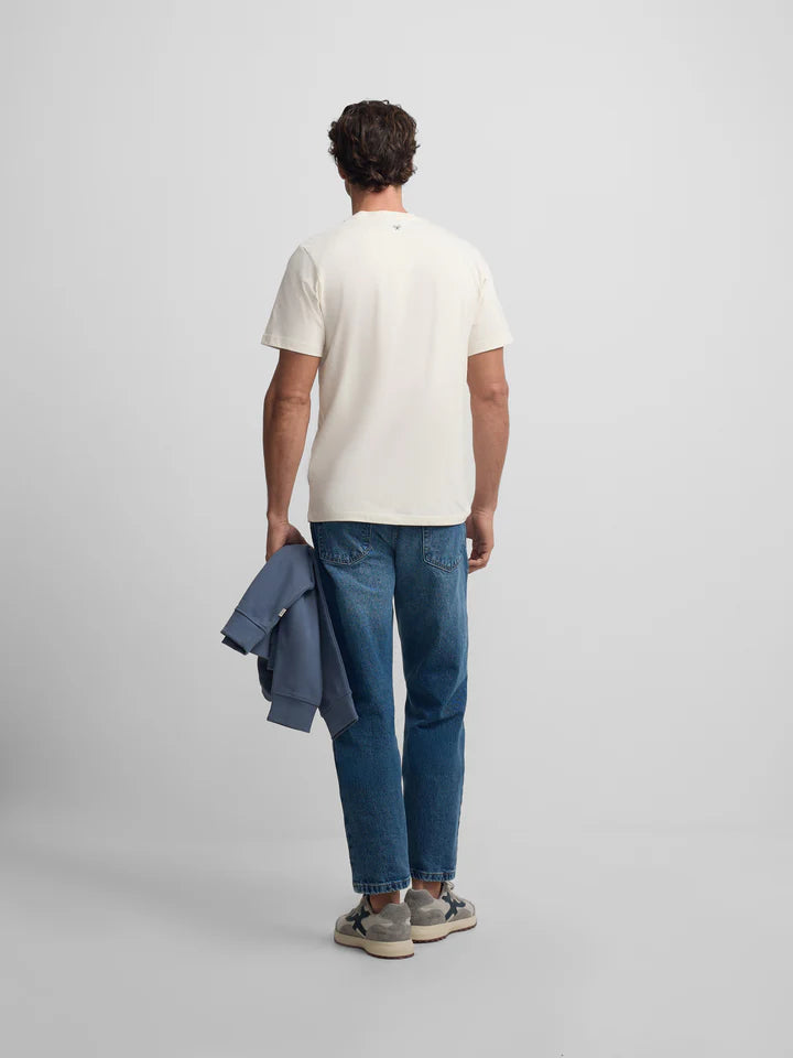 CAMISETA SILBON VINTAGE - CREMA