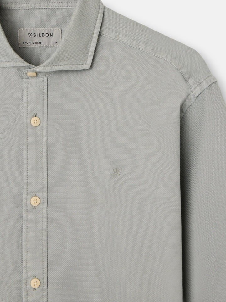 CAMISA SPORT ESTRUCTURA SILBON - VERDE
