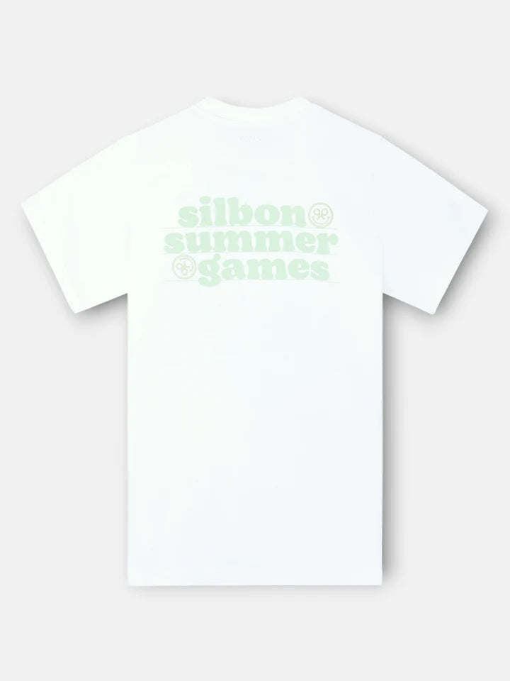 CAMISETA SUMMER GAMES SILBON - BLANCO