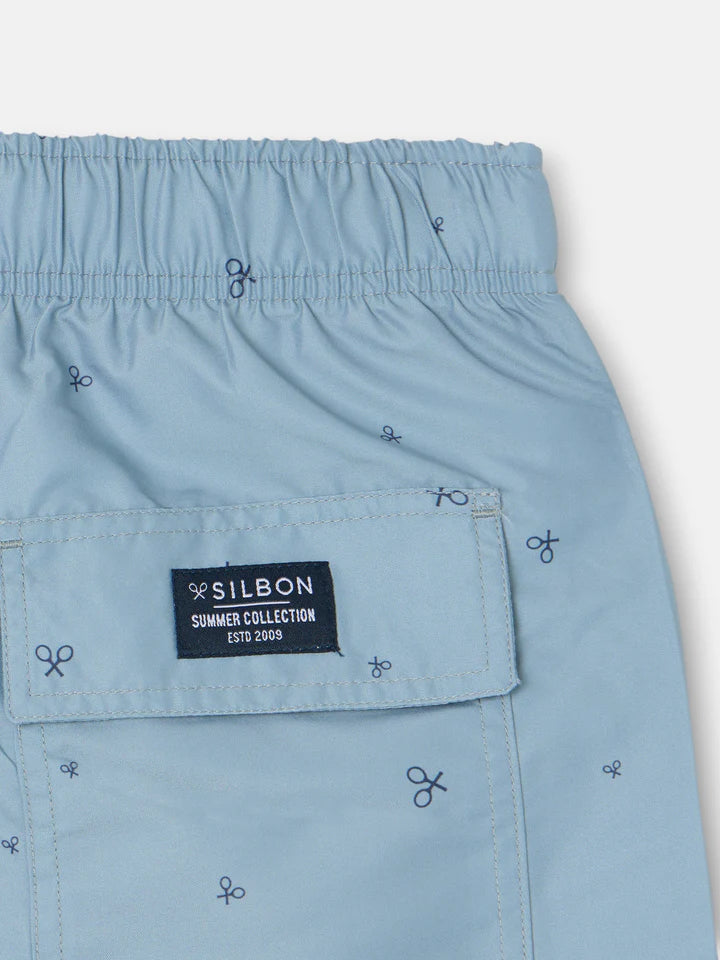 BAÑADOR SILBON MINIRAQUETAS - PETROLEO
