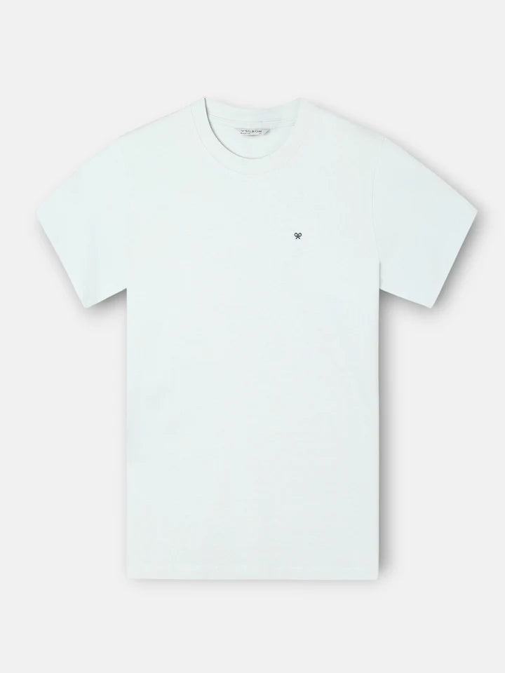 CAMISETA SILBON COTE - AGUAMARINA