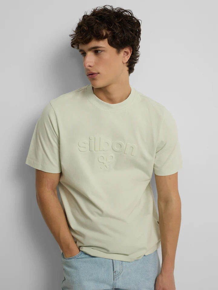 CAMISETA SILBON RELIEVE TONO - VERDE CLARO
