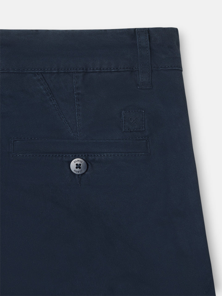 PANTALÓN CARGO SILBON CASUAL - MARINO