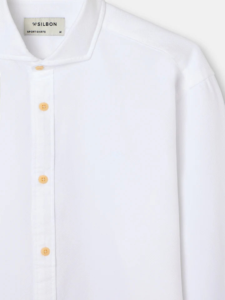 CAMISA SILBON SPORT ESTRUCTURA - BLANCO