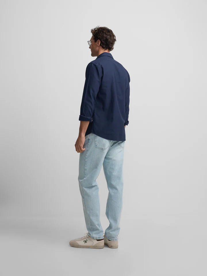 CAMISA SPORT ESTRUCTURA SILBON - MARINO