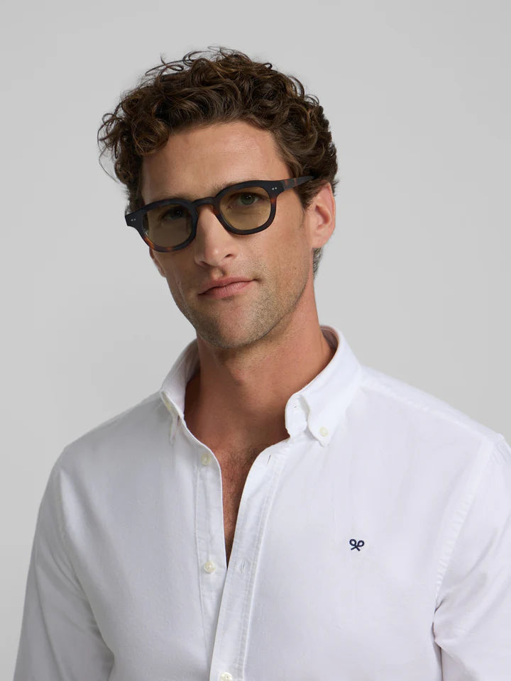CAMISA SILBON OXFORD REGULAR - BLANCO
