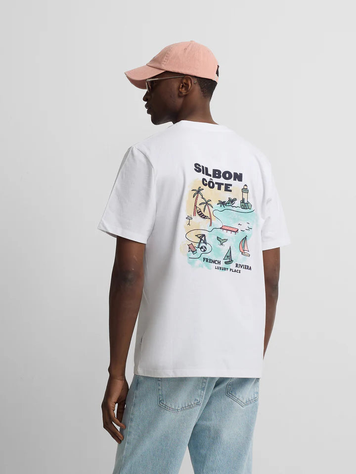 CAMISETA SILBON COTE - BLANCO