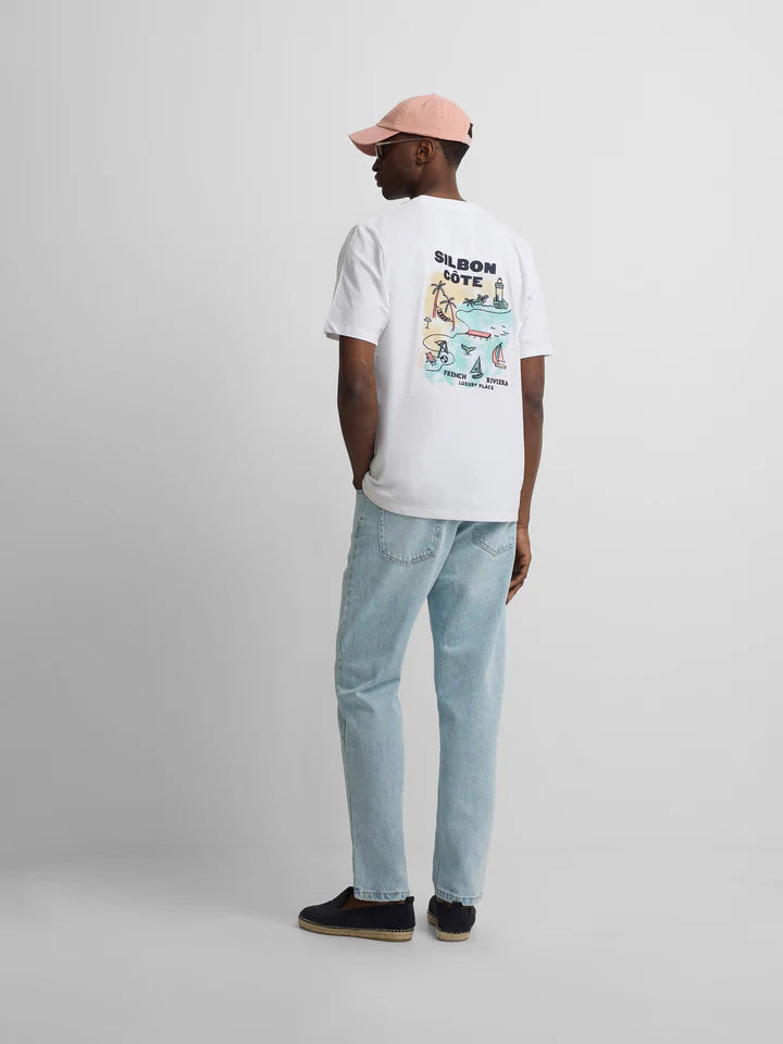 CAMISETA SILBON COTE - BLANCO