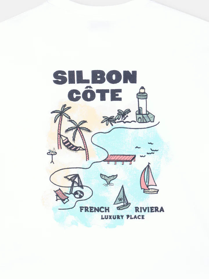 CAMISETA SILBON COTE - BLANCO