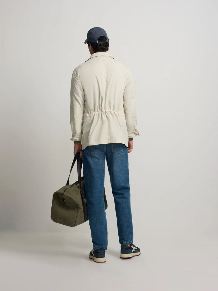 PARKA PARCHES SILBON - CREMA