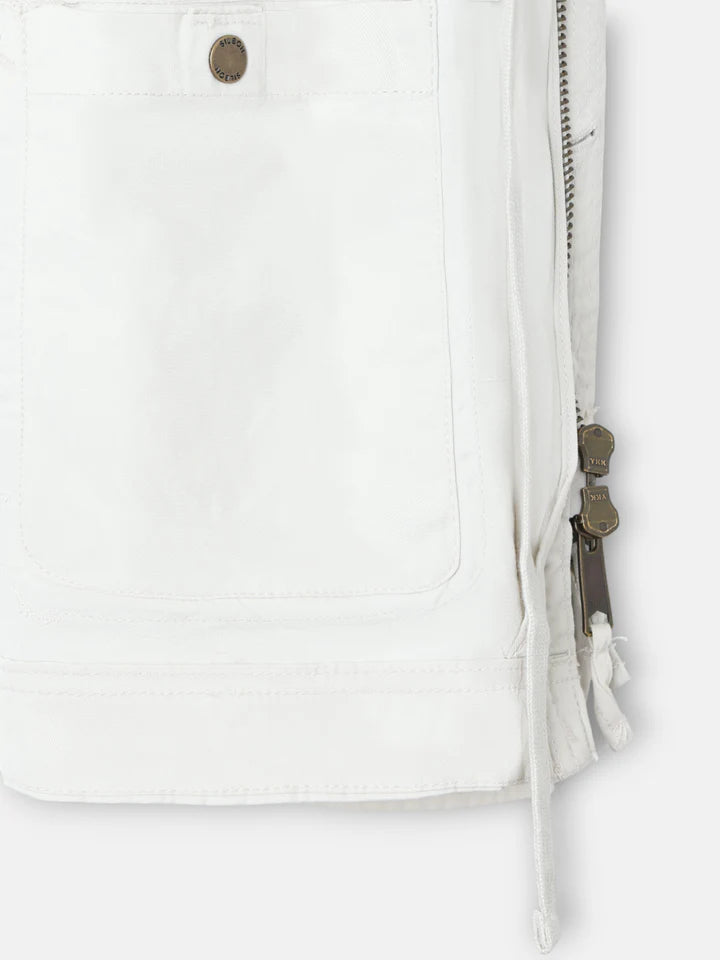 PARKA PARCHES SILBON - CREMA