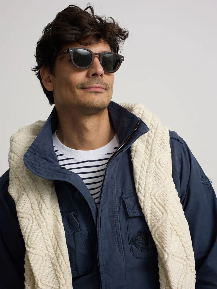 PARKA PARCHES SILBON - MARINO