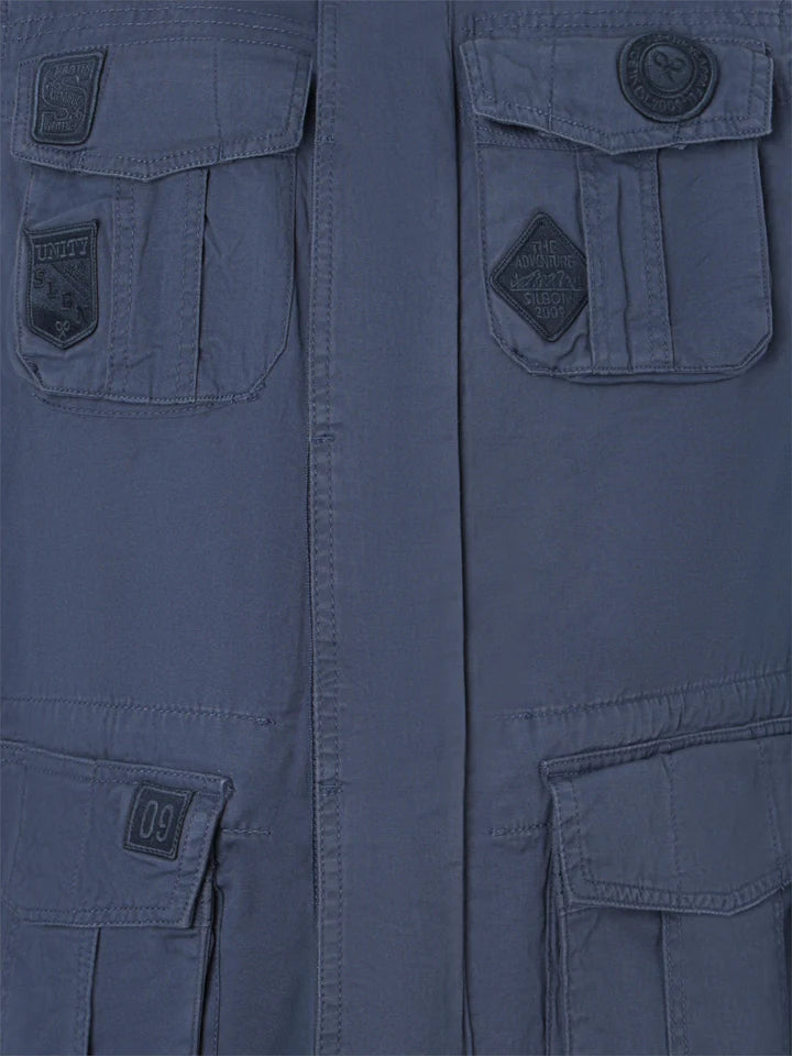 PARKA PARCHES SILBON - MARINO