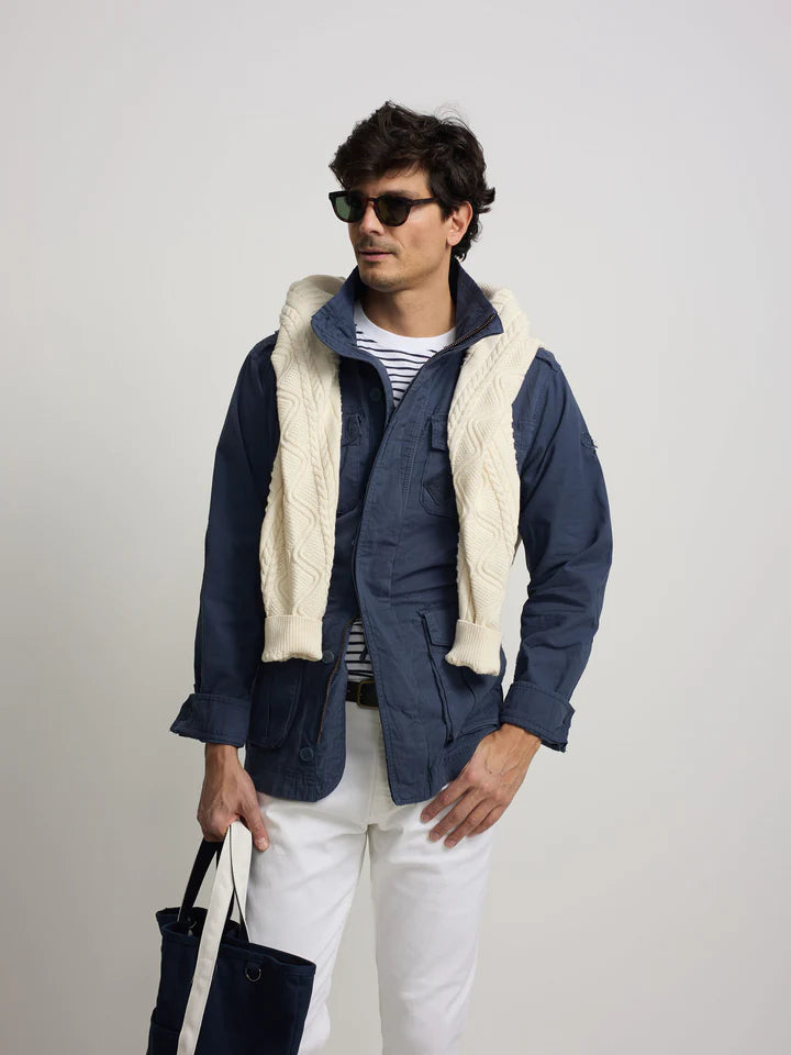PARKA PARCHES SILBON - MARINO