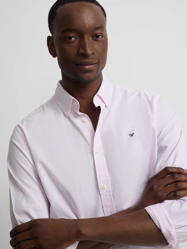 CAMISA SPORT OXFORD RAYA SILBON - ROSA