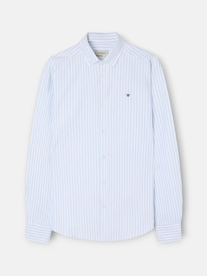CAMISA SPORT OXFORD RAYA SILBON - VERDE CLARO