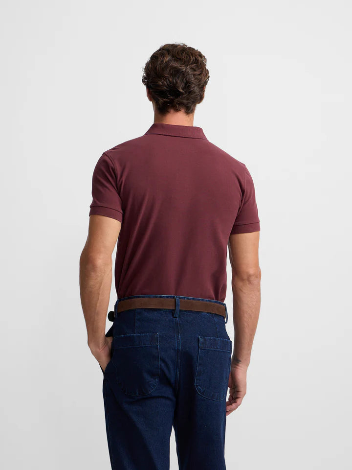 POLO CLASICO SILBON - BURDEOS