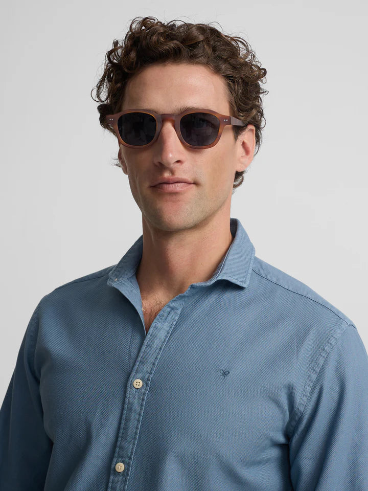 CAMISA SPORT ESTRUCTURA SILBON - AZUL