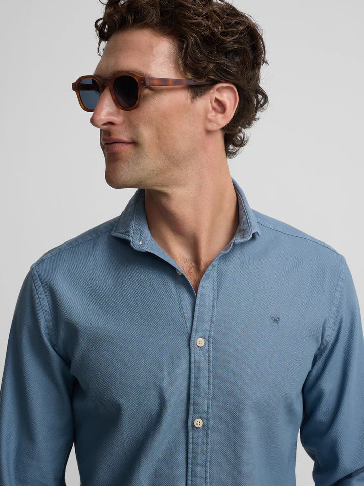 CAMISA SPORT ESTRUCTURA SILBON - AZUL