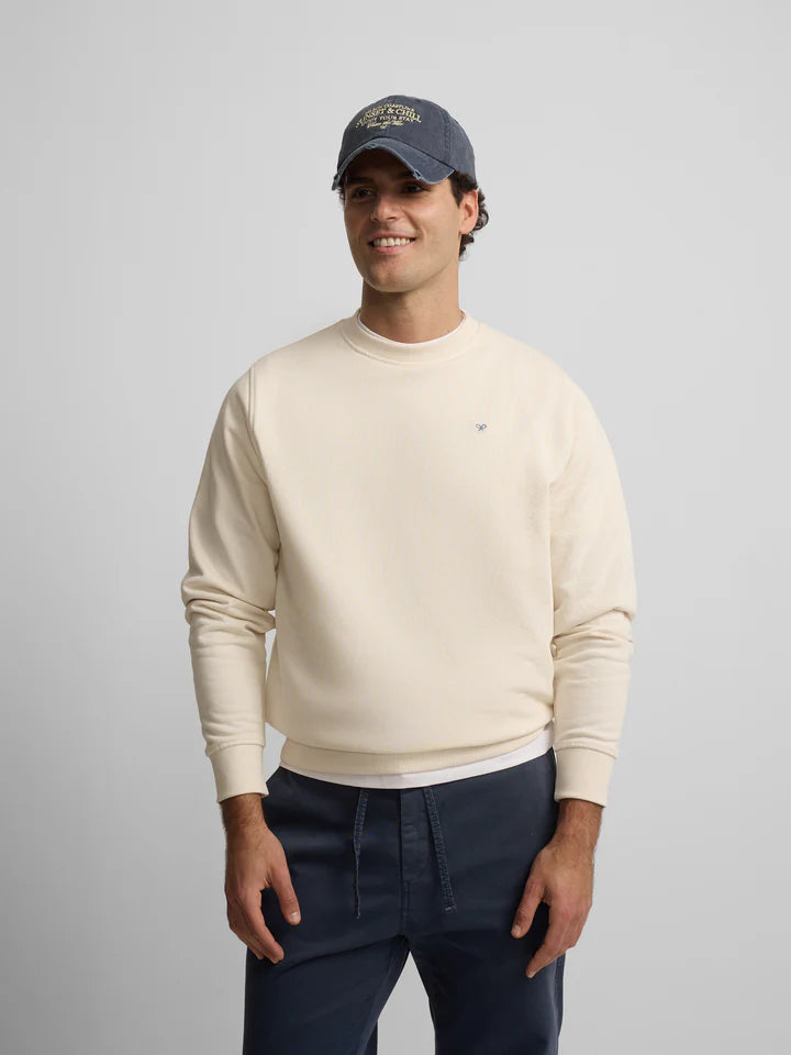 SUDADERA SILBON CREATIVE - CREMA