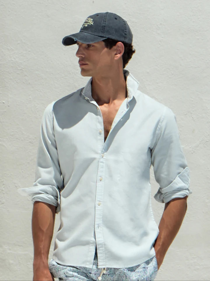 CAMISA SPORT ESTRUCTURA SILBON - VERDE CLARO