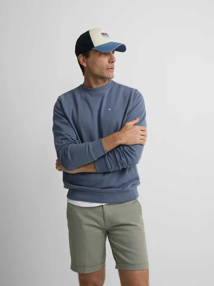 SUDADERA SILBON RAQUETA ETNICA - AZUL INDIGO