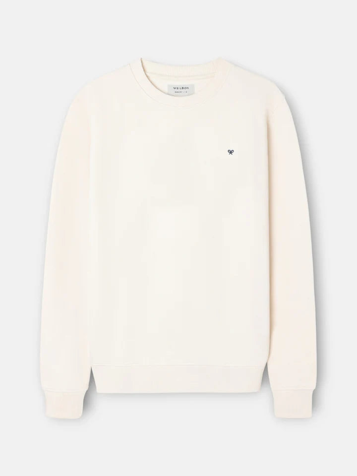 SUDADERA SILBON RAQUETA ETNICA - CREMA