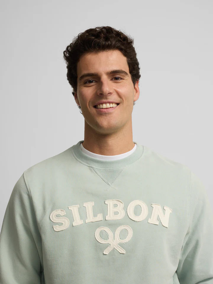 SUDADERA SILBON RAQUETA MEDIA - AGUAMARINA