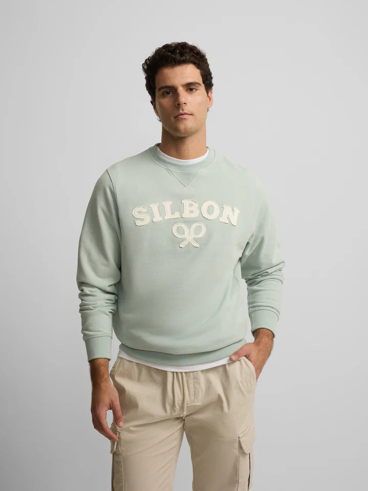 SUDADERA SILBON RAQUETA MEDIA - AGUAMARINA