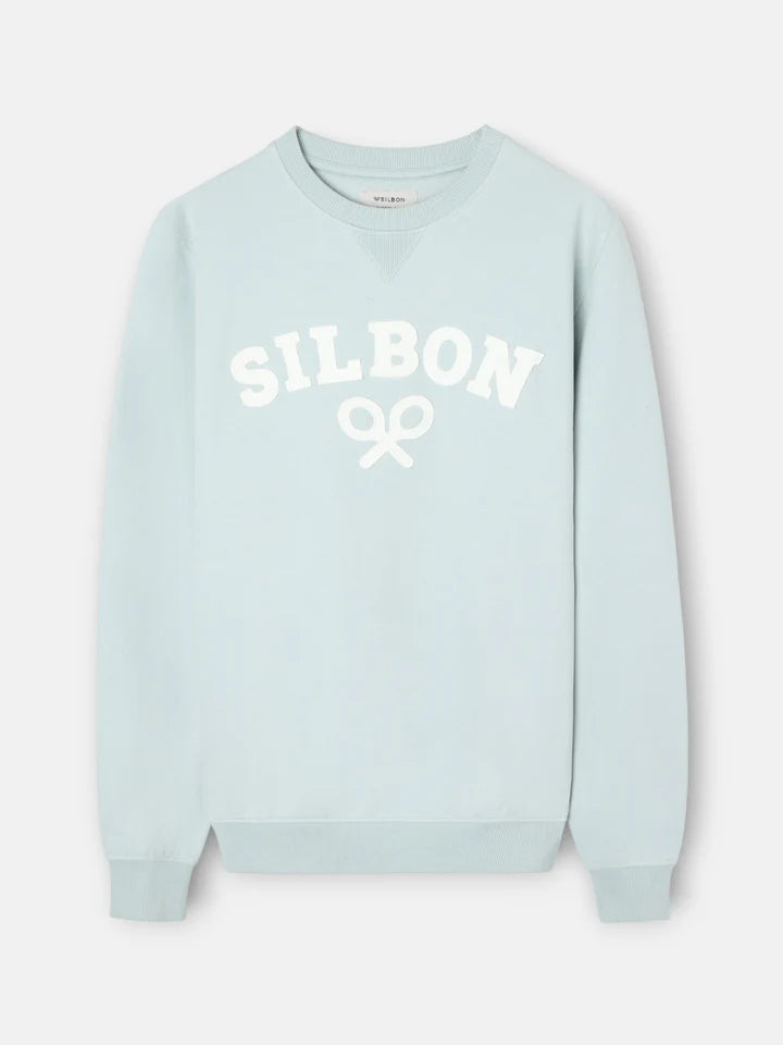 SUDADERA SILBON RAQUETA MEDIA - AGUAMARINA