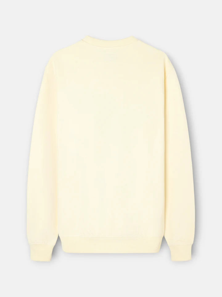 SUDADERA SILBON RAQUETA MEDIA - AMARILLO