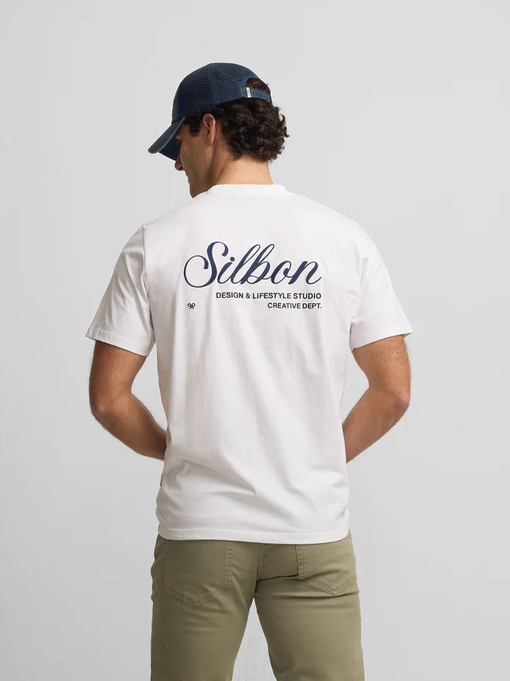 CAMISETA SILBON CREATIVE DEPT - BLANCO